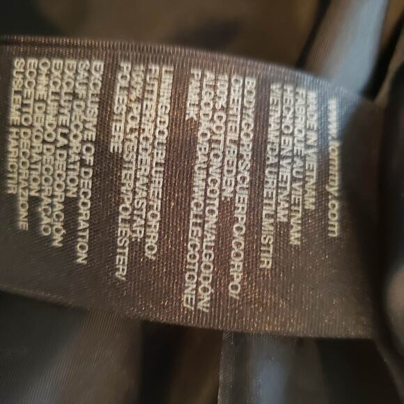 Tommy Hilfiger Wax Coat Jacket Military 4 Pocket - S - Picture 7 of 7